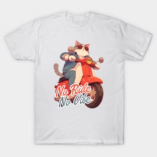 Cool cat riding motorbike T-Shirt